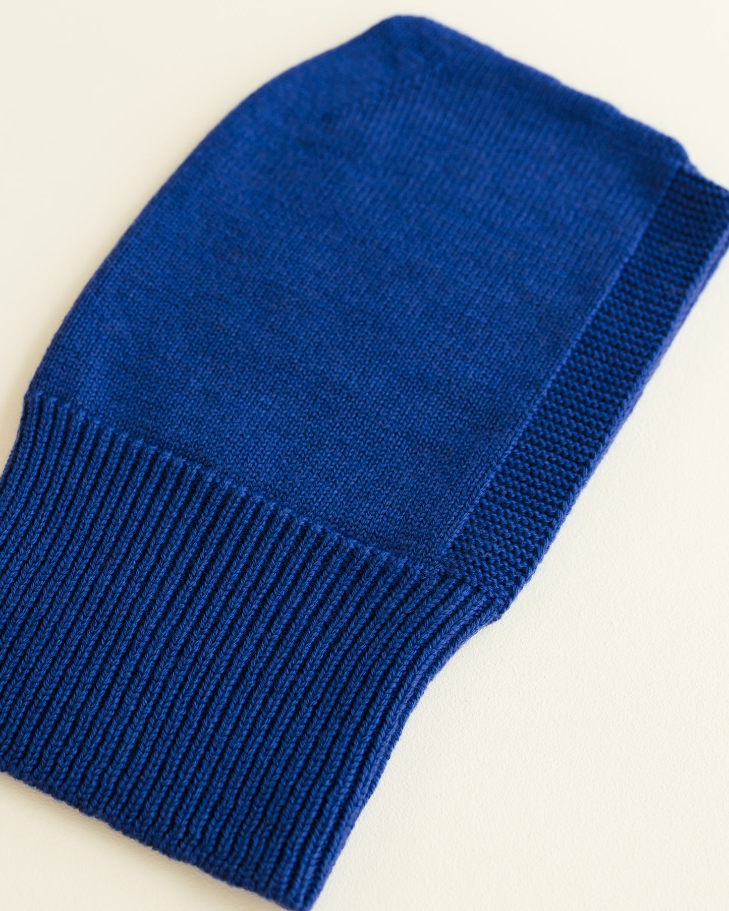 Hvid balaclava Eddy - Cobalt blue