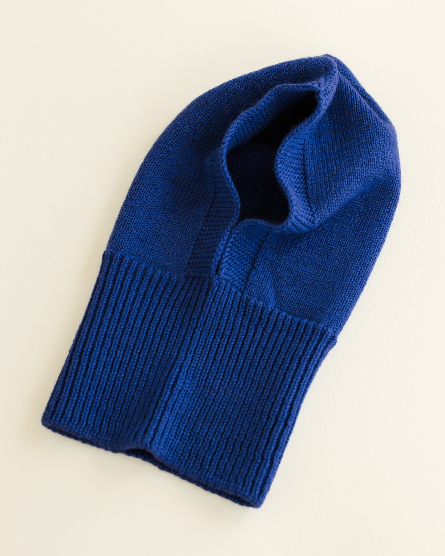 Hvid balaclava Eddy - Cobalt blue