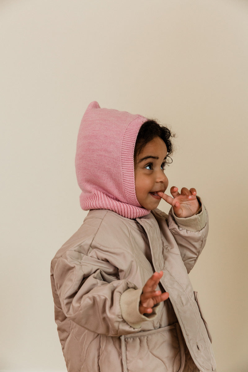 Hvid balaclava Eddy - Cotton candy