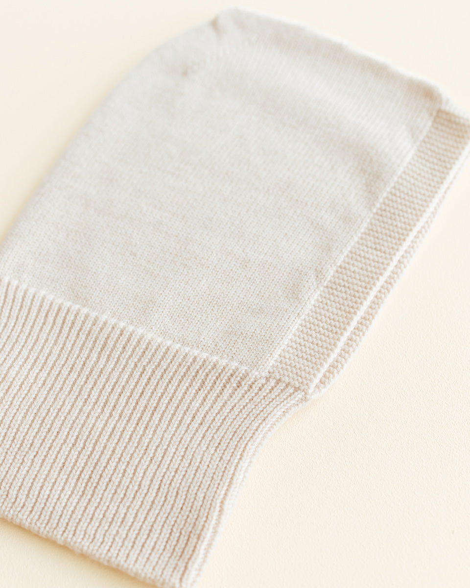 Hvid balaclava Eddy - Cream