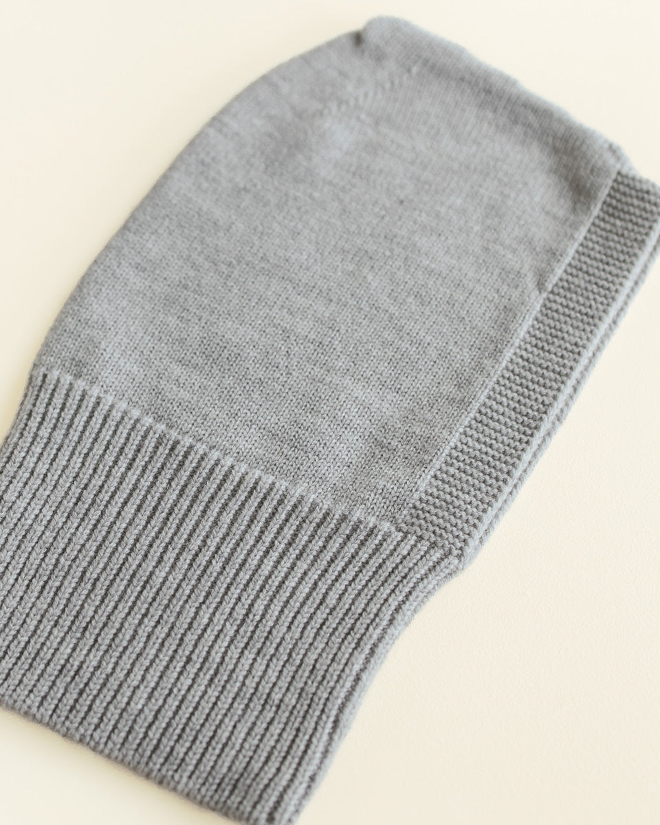 Hvid balaclava Eddy - Grey Melange