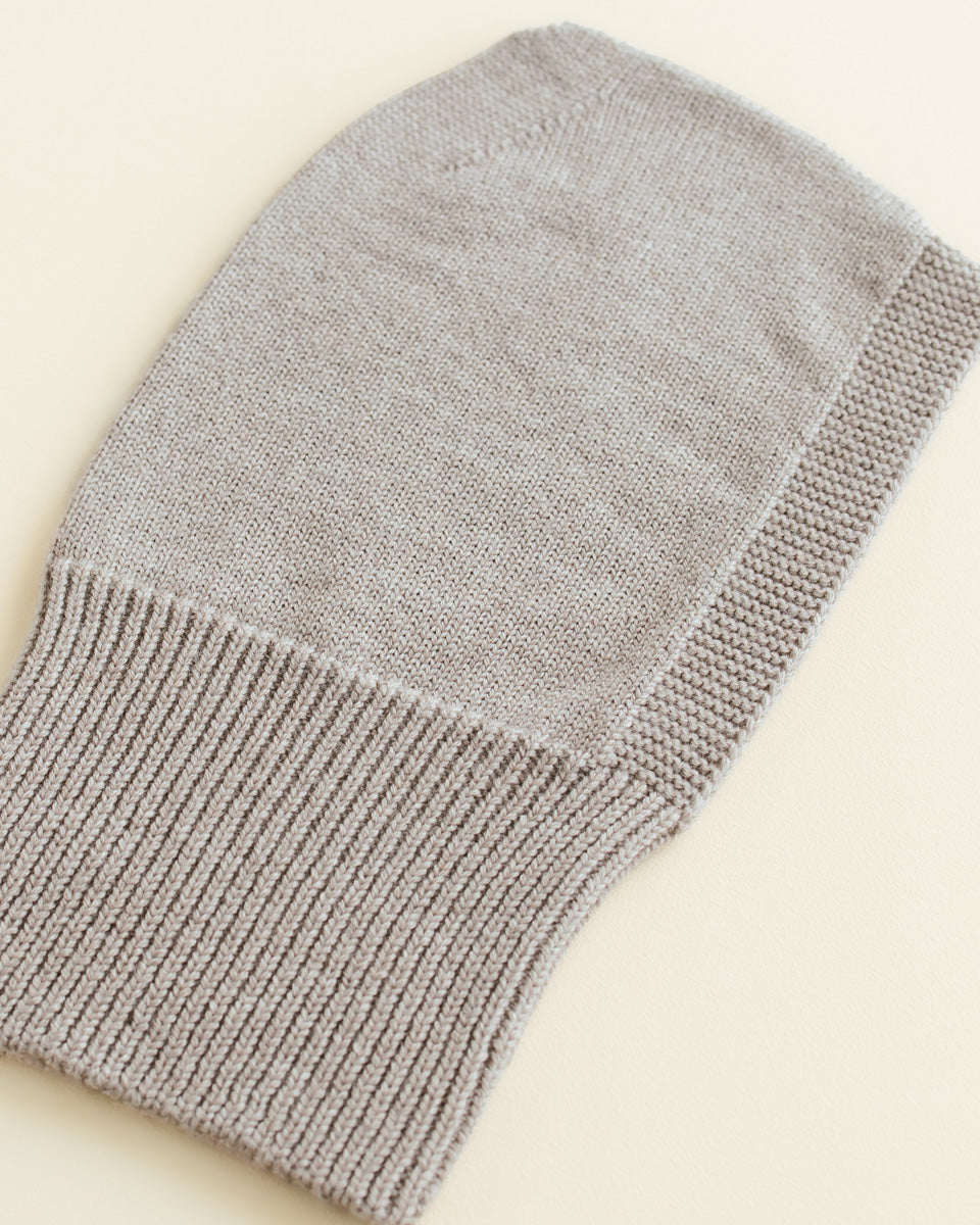 Hvid balaclava Eddy - Pebble