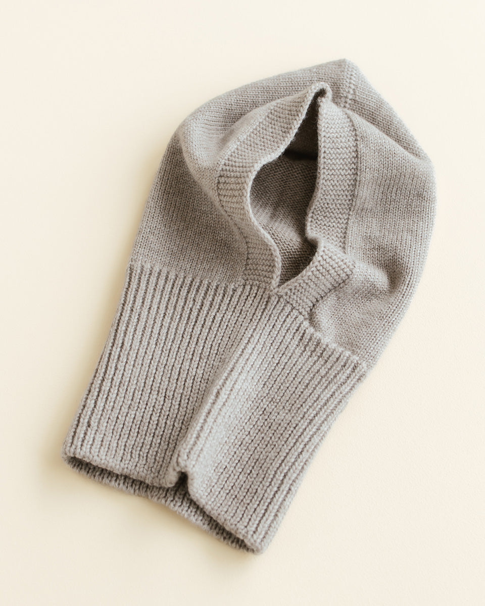 Hvid balaclava Eddy - Pebble