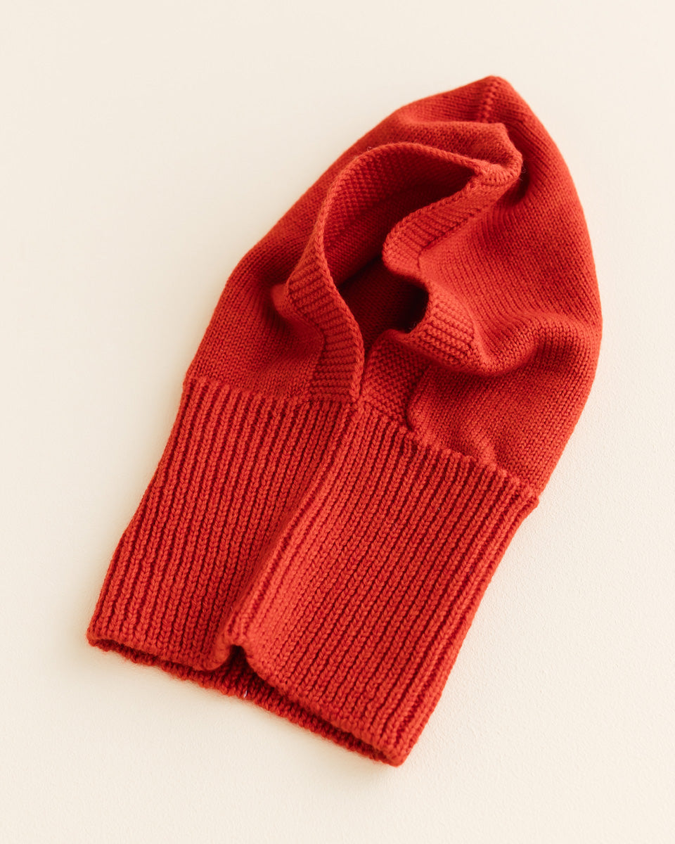 Hvid balaclava Eddy - Red
