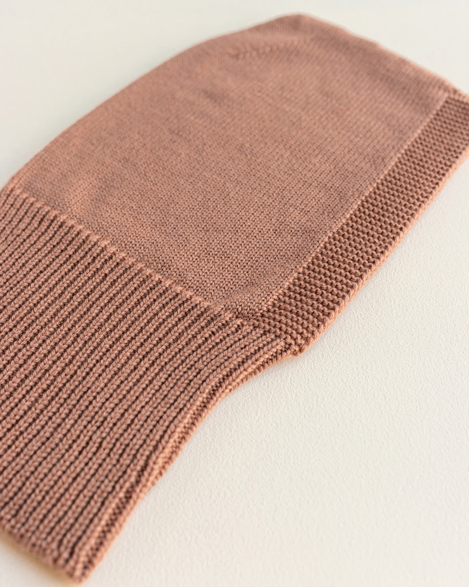 Hvid balaclava Eddy - Terracotta