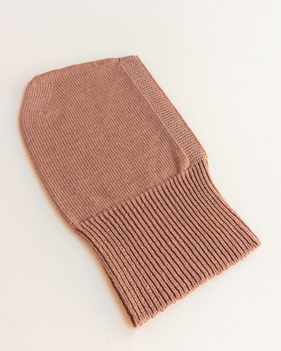 Hvid balaclava Eddy - Terracotta
