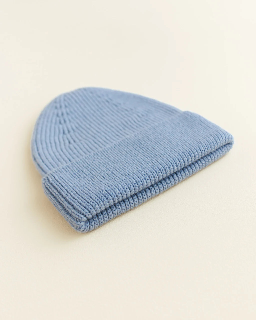 Hvid beanie Fonzie adult - Light Blue