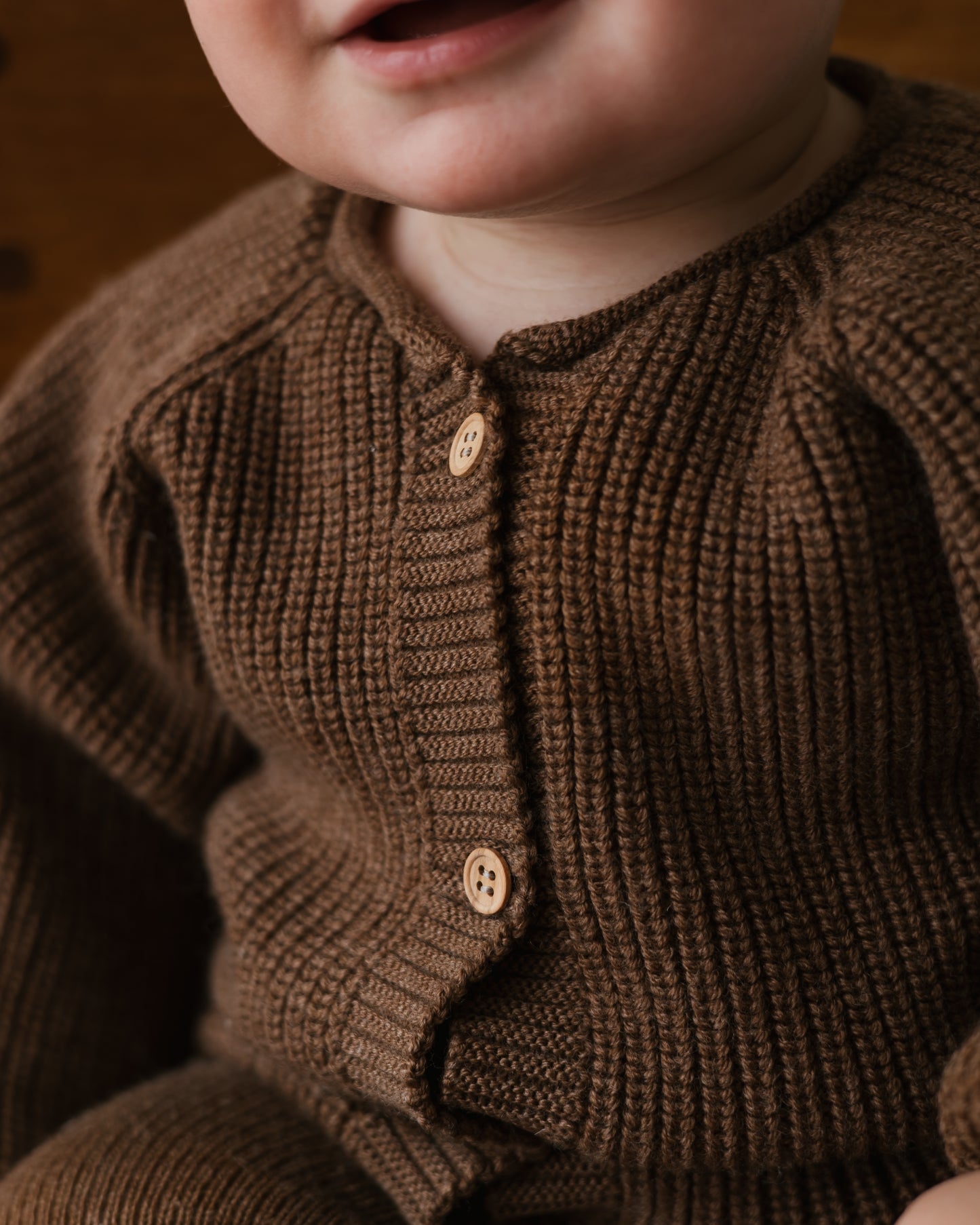Hvid cardigan Inga - Mocha