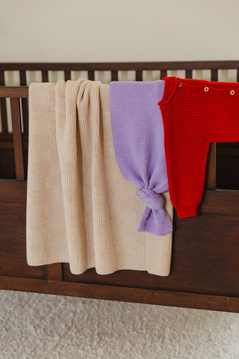Hvid cardigan Inga - Red