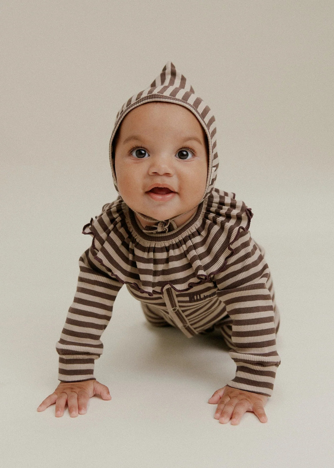Claude & Co kraagje - Acorn Stripe