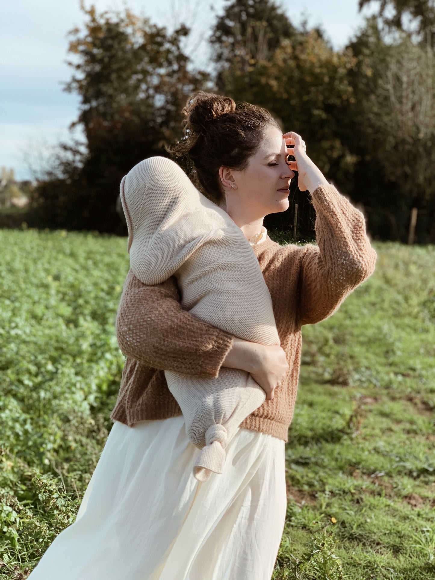 Hvid cocoon - Oat