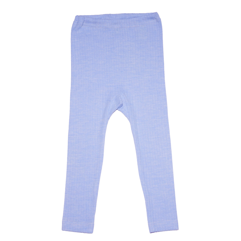 Cosilana wol/zijde/katoen legging - Blauw