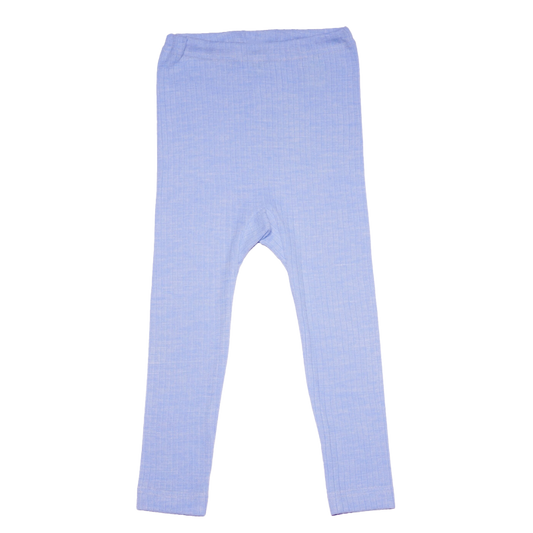 Cosilana wol/zijde/katoen legging - Blauw