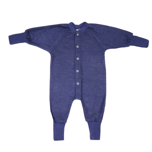 Cosilana wol terry pyjamapakje - Navy