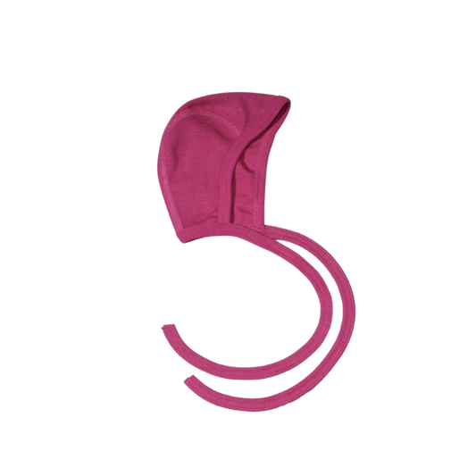 Cosilana wol/zijde strikmutsje - Pep pink