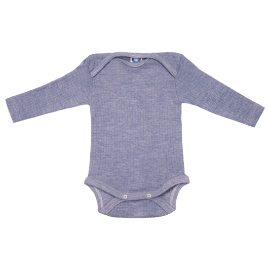 Cosilana wol/zijde/katoen romper - Navy