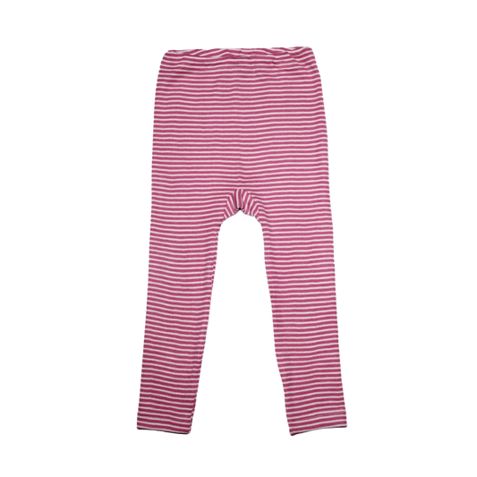 Cosilana wol/zijde legging - Pink / Nature