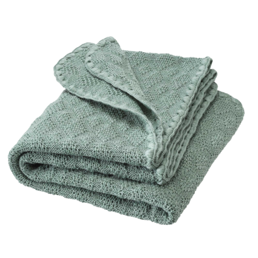 Disana wool baby blanket - Jade
