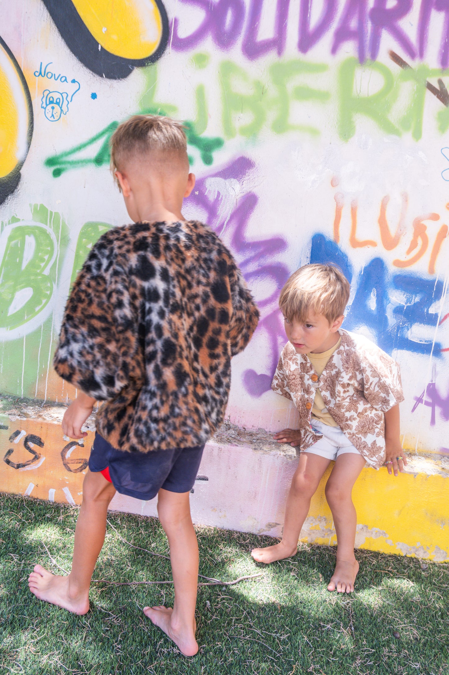 Floortje Elisabeth Ayla jasje kids - Leopard - 5-6 jaar