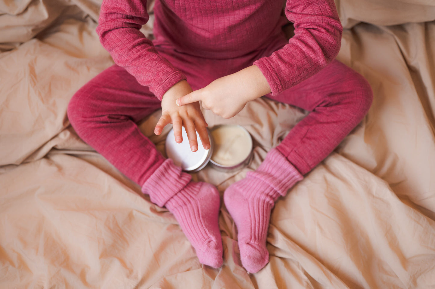 Merino wool socks - pink