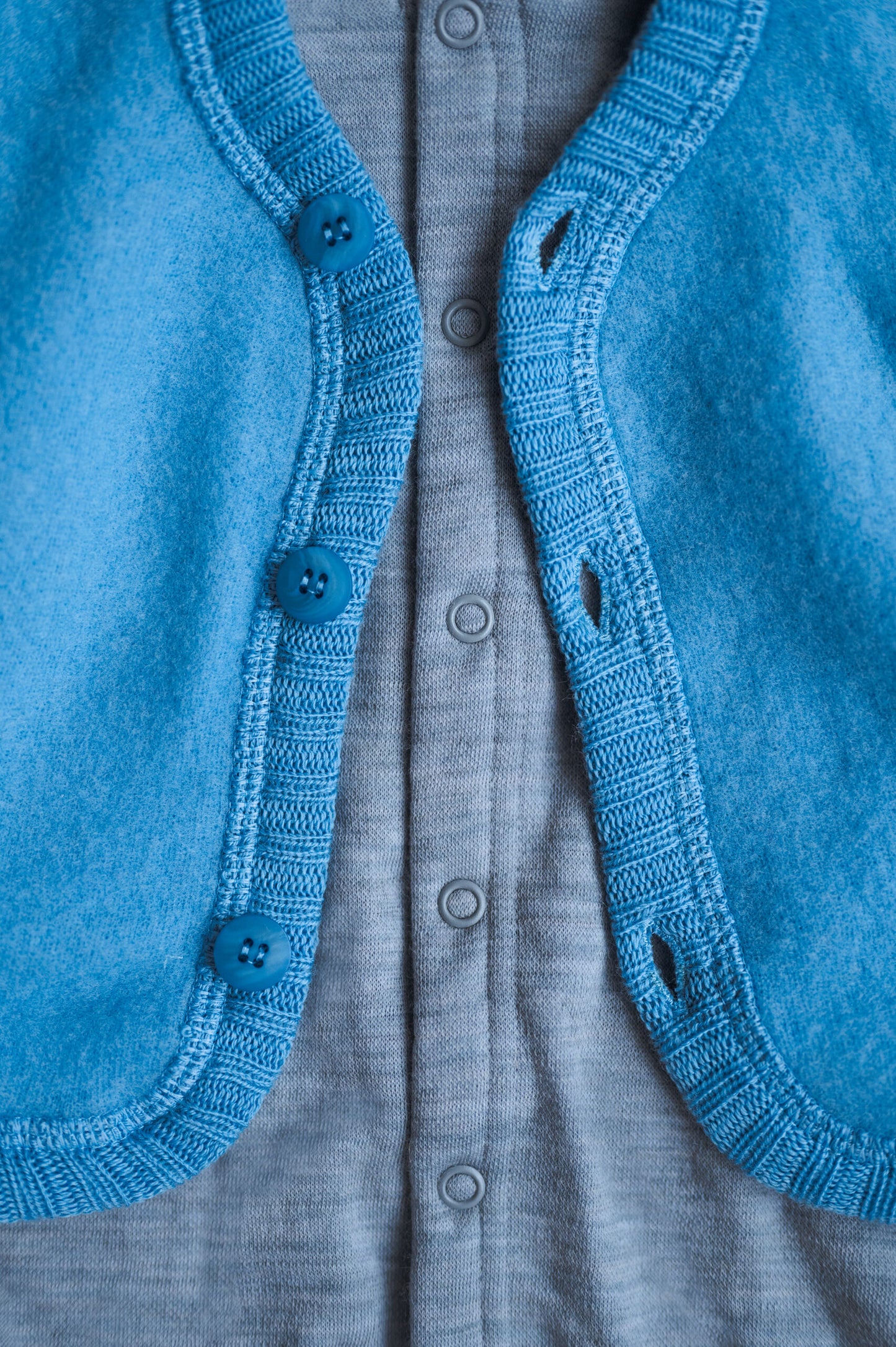 Wolfleece vest - blue