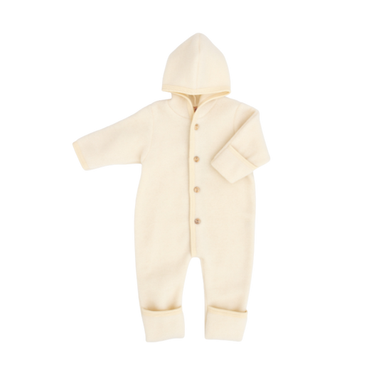 Engel Natur merino wolfleece overall - Natural