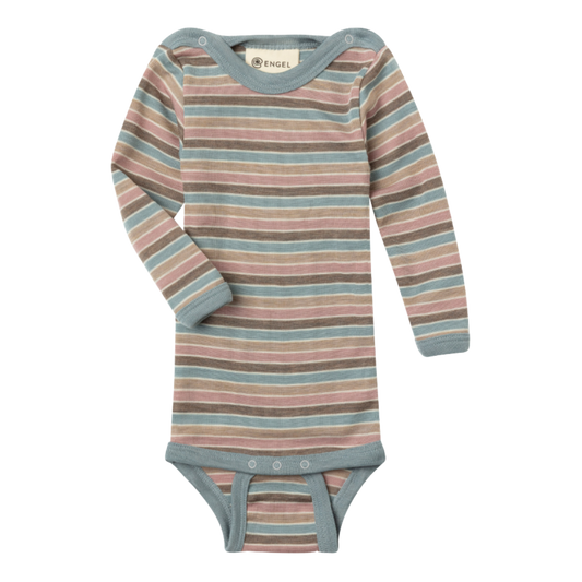 Engel Natur wol/zijde romper - Pastel