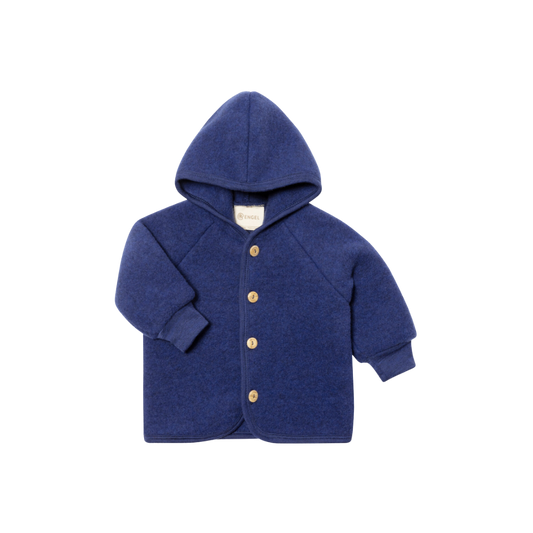 Engel Natur wolfleece jasje - Gentian Melange