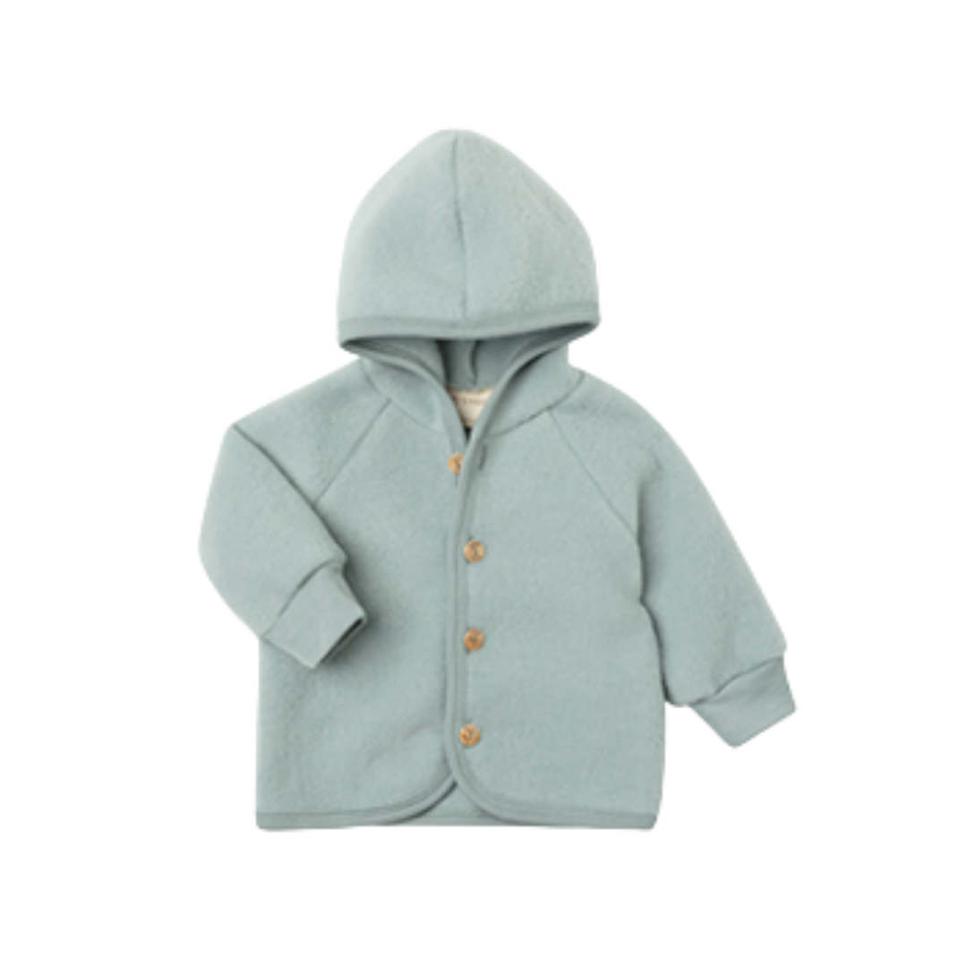 Engel Natur wolfleece jasje - Mountain Blue