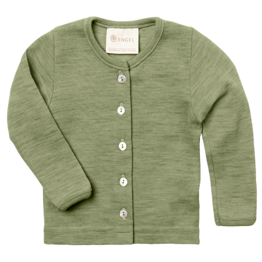 Engel Natur wollen vestje - Sage Green
