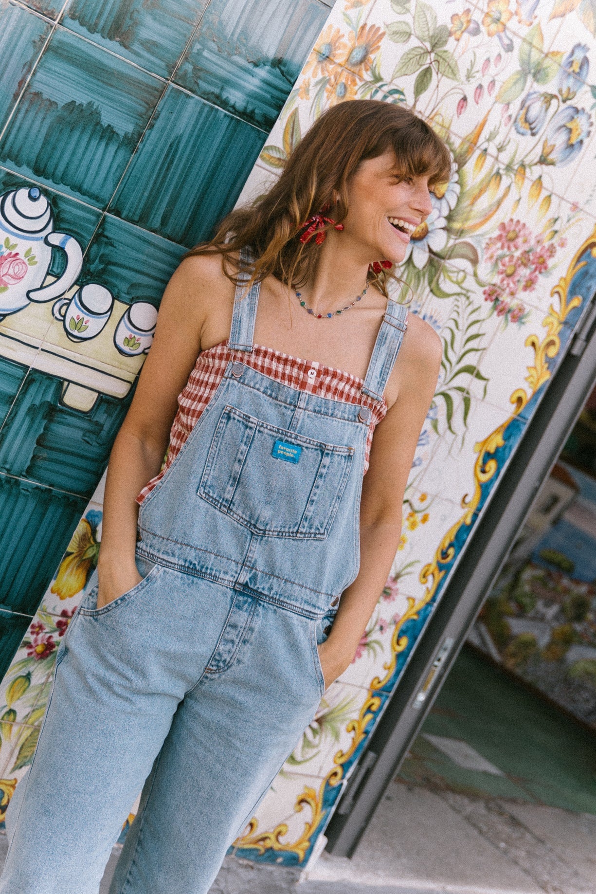 Favorite People dames overall - denim