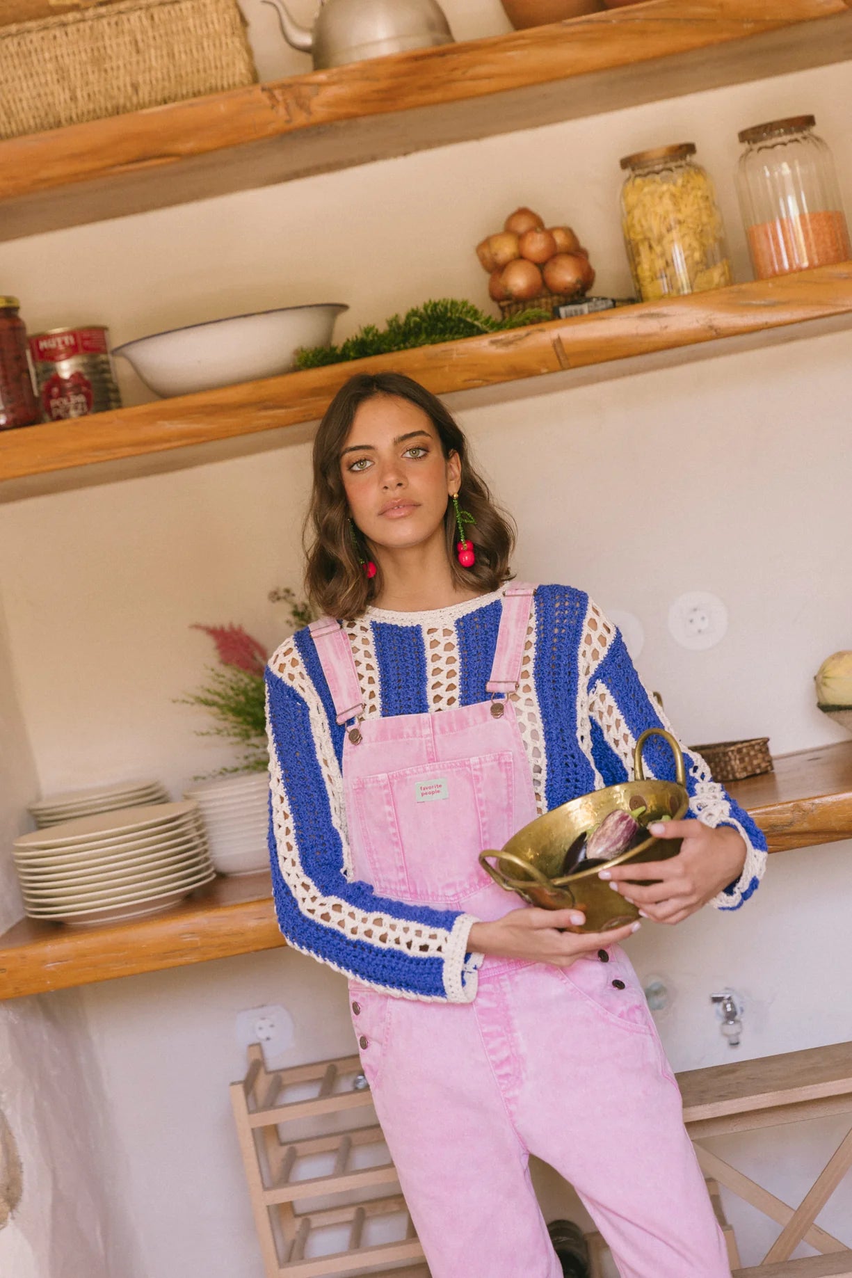 Favorite People dames overall - Fuchsia Pink