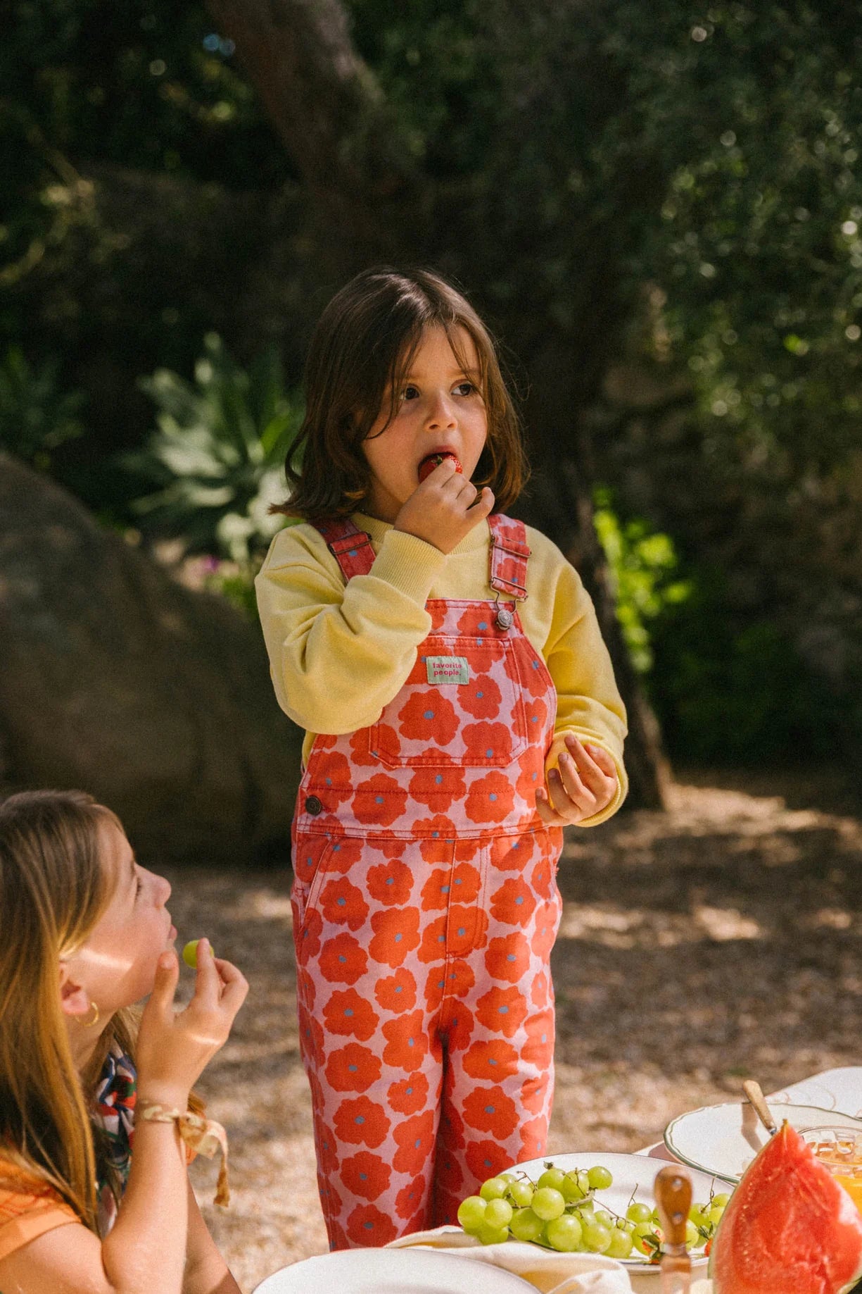 Favorite People overall Napoli - Pink & red flowers