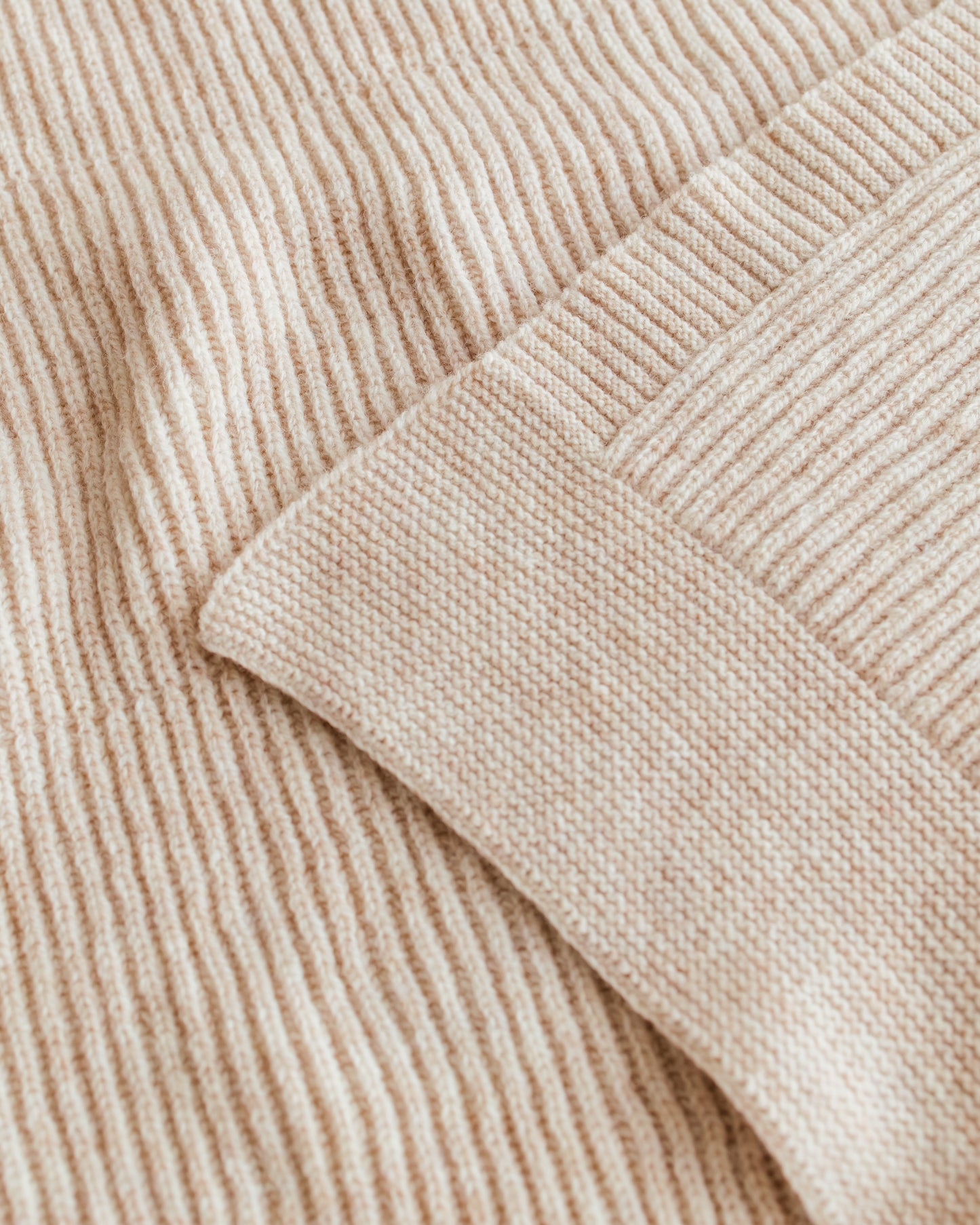 Hvid deken Gaston - Soft Beige