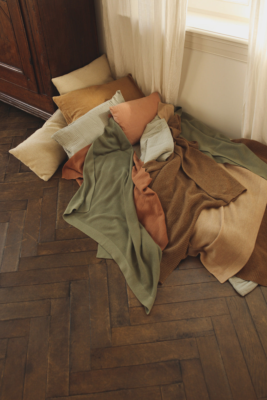 Hvid Decke Gust - Artischocke