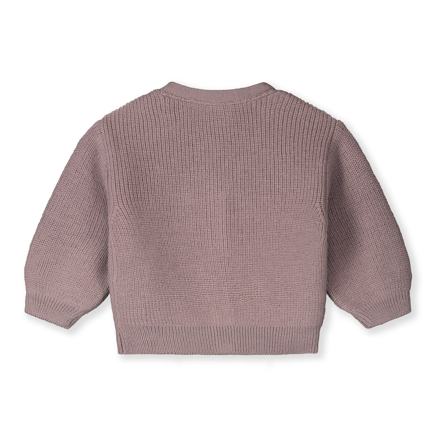 Gray Label gebreid wollen baby vest - Berry