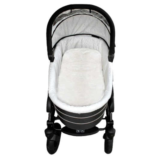 Sheepskin stroller - gold