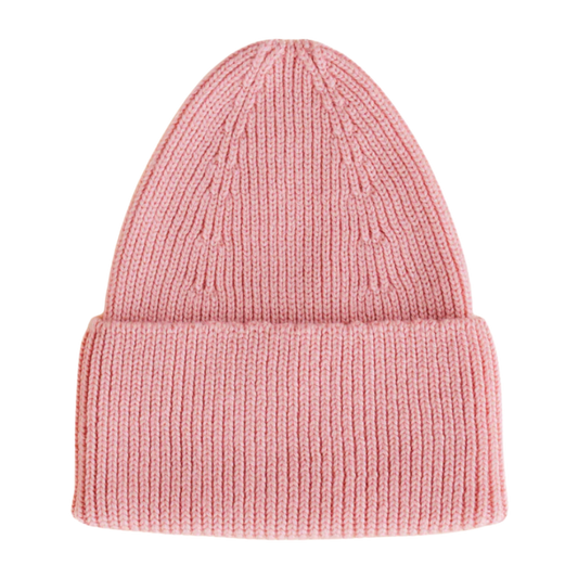 Hvid beanie Fonzie kids - Bubblegum