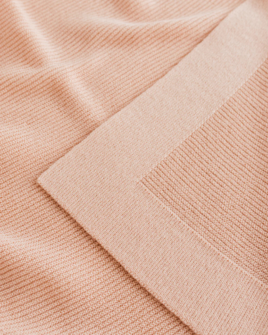 Hvid blanket Gust - Apricot