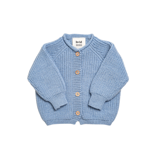 Hvid cardigan Inga - Light Blue