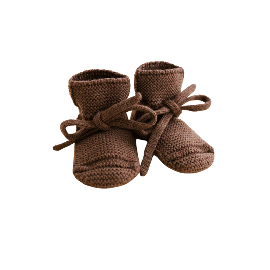 Hvid slofjes - Mocha