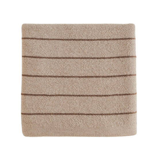 Hvid blanket Harry - Sand / Mocha