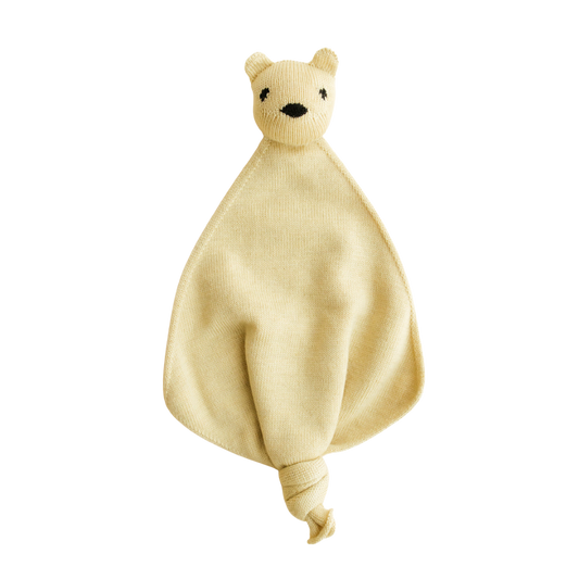 Hvid Teddy Tokki - Light Yellow