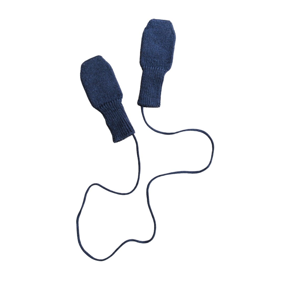 Hvid wantjes Fiza - Blue