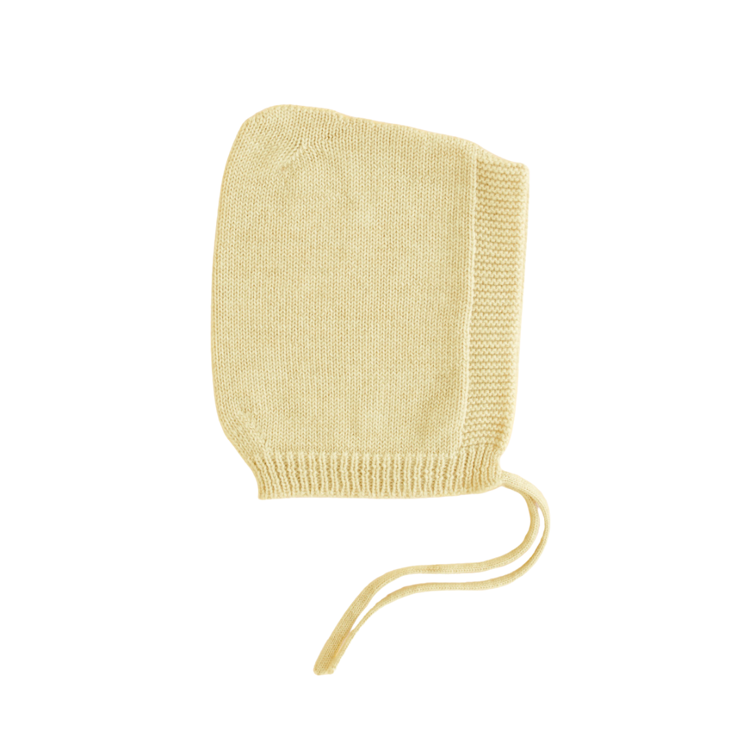 Hvid Pixie bonnet Isidor - Light Yellow