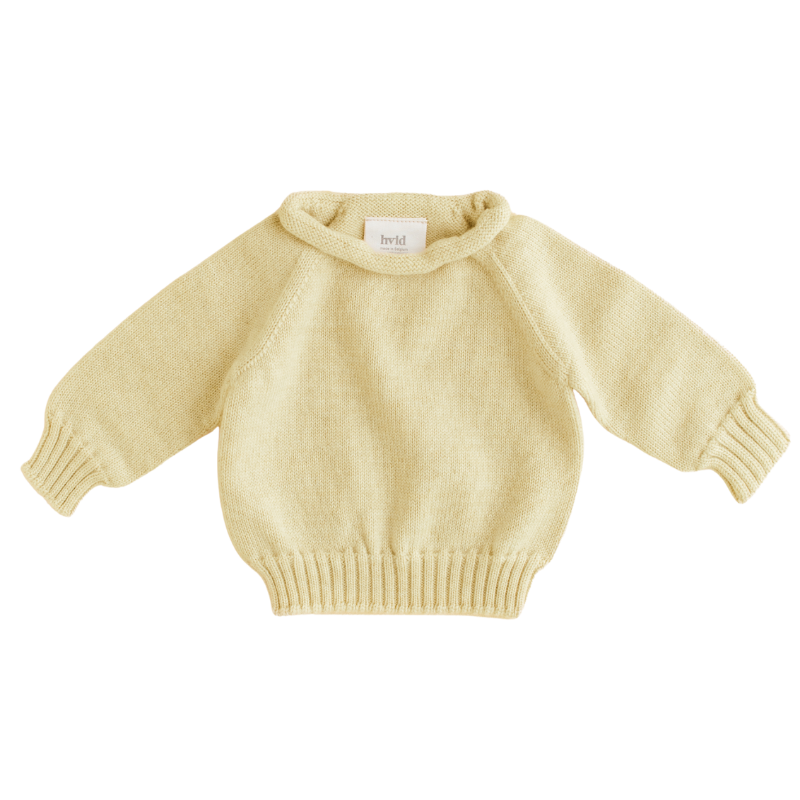 Hvid-Pullover Georgette - Creme
