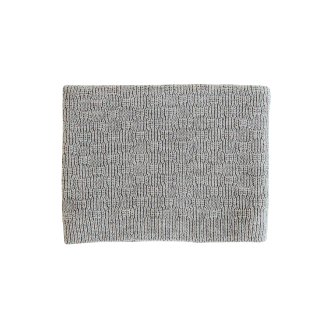 Hvid tube sjaal Gigi - Grey Melange