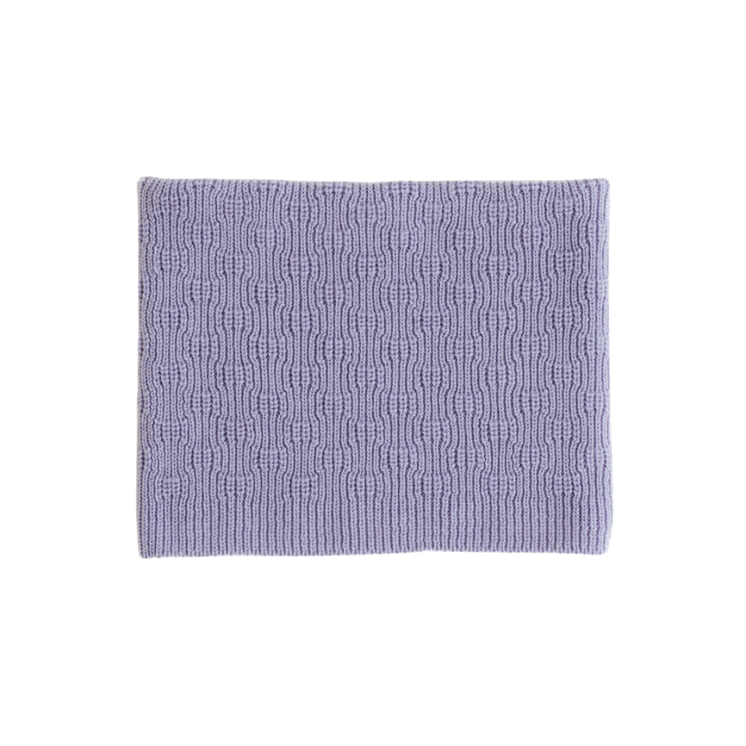 Hvid tube sjaal Gigi - Lilac