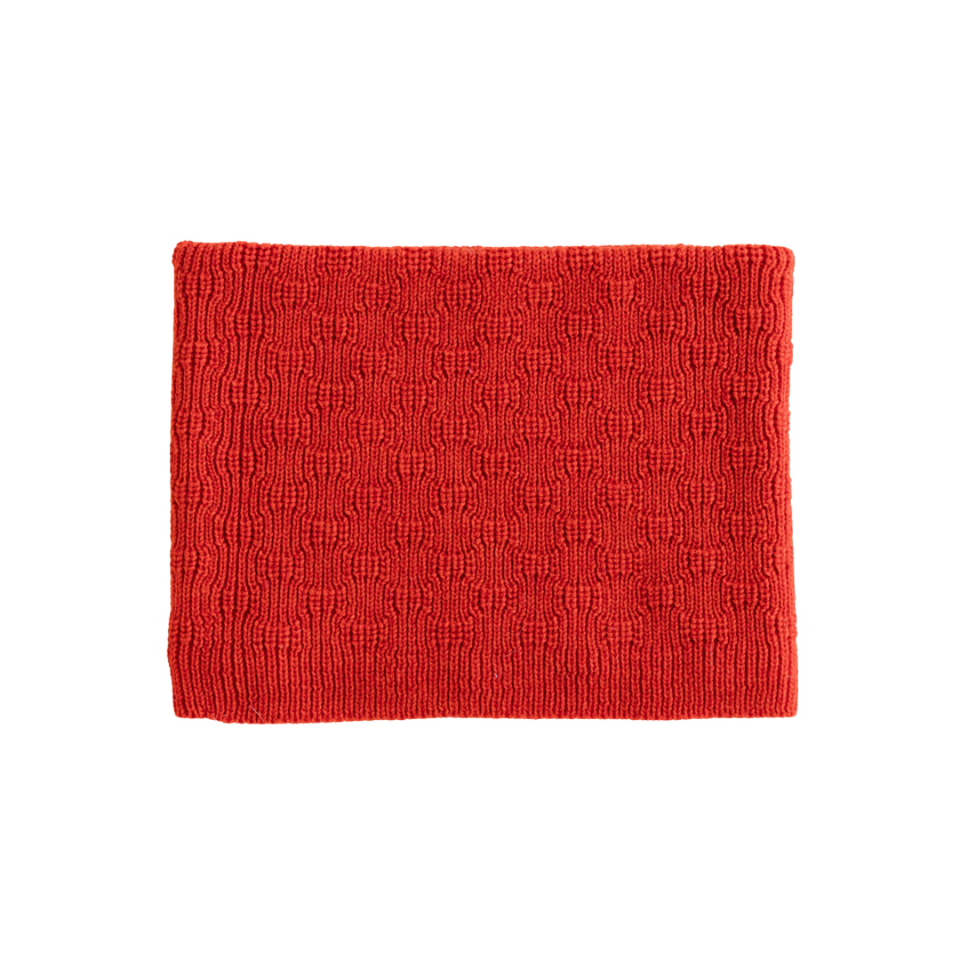 Hvid tube sjaal Gigi - Red