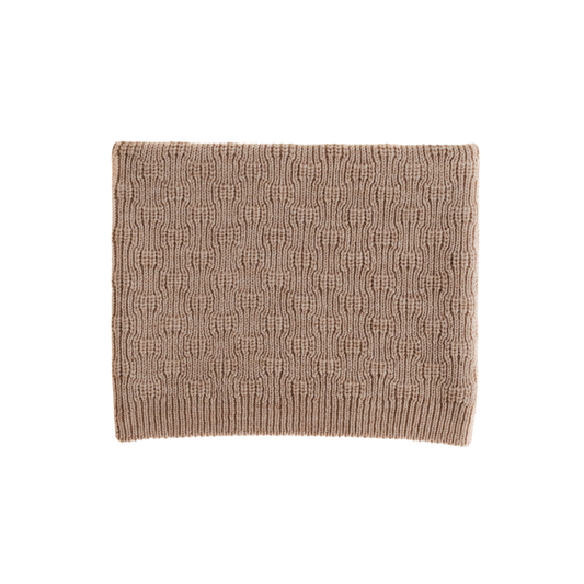 Hvid tube sjaal Gigi - Sand